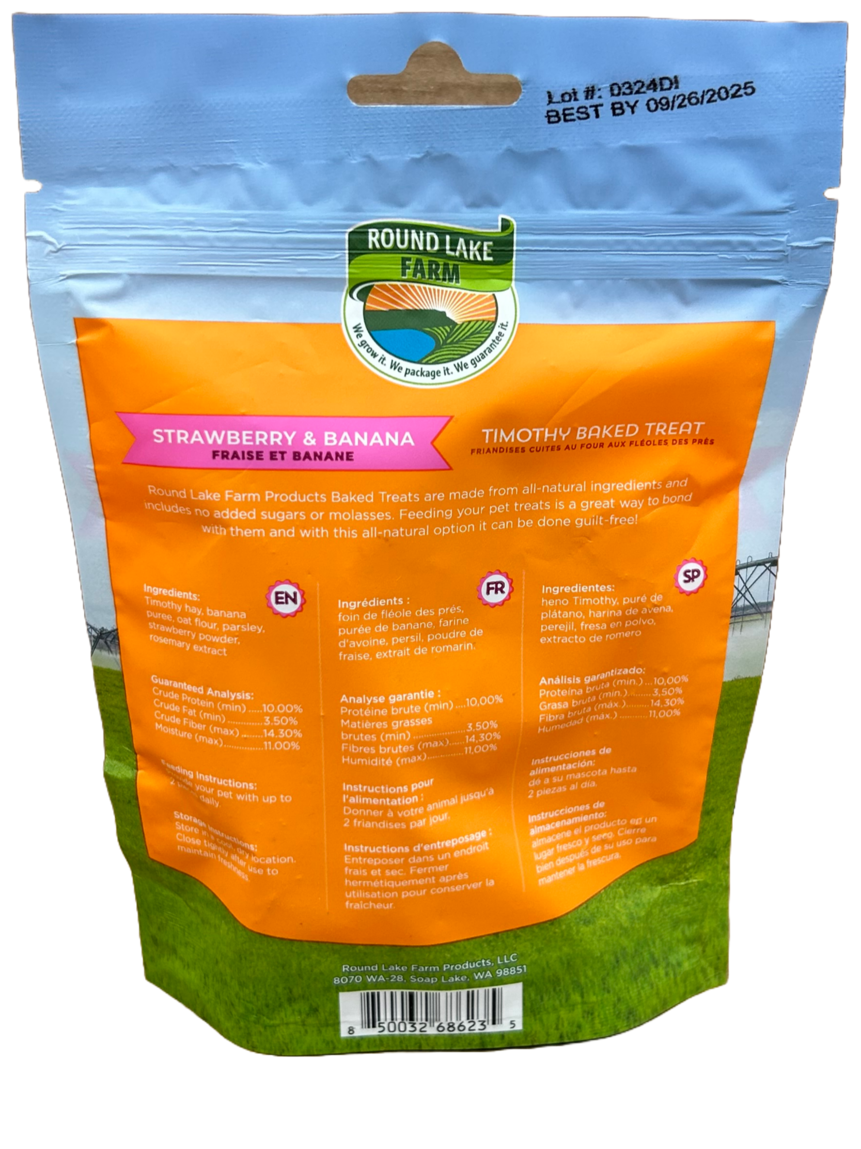 Round Lake Farm Strawberry & Banana Baked Treat